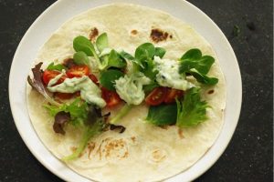 wraps met falafel stap 3