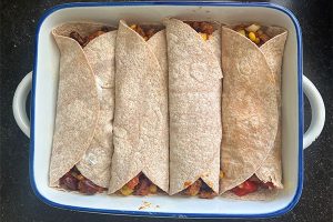 wraps uit de oven stap 2