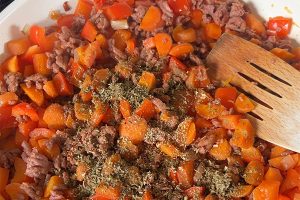 bolognese aardappel schotel stap 2