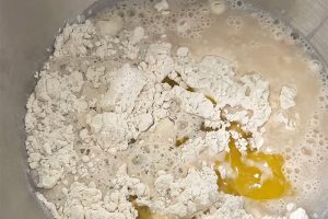 focaccia maken stap 1