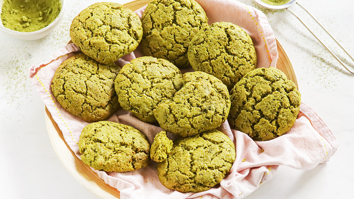 Matcha koekjes