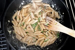 Pasta met geroosterde bloemkool stap 3