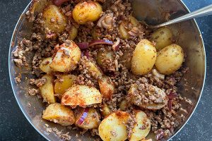 patatas bravas ovenschotel stap 2