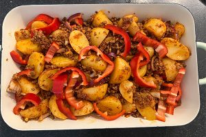 patatas bravas ovenschotel stap 3