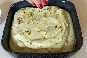 pistache ijs maken stap 6