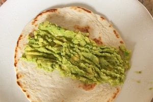 Halloumi wraps stap 4