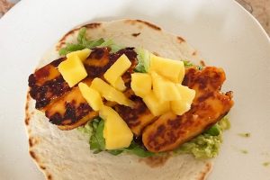 Halloumi wraps stap 6