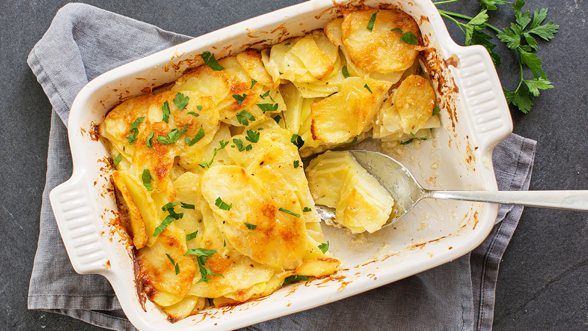 Aardappelgratin recept