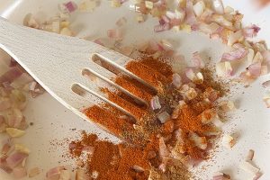 Enchiladas met kip stap 1