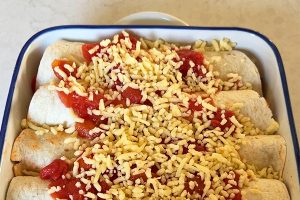 Enchiladas met kip stap 6