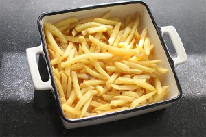 kapsalon recept stap 1