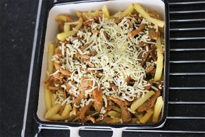 kapsalon recept stap 2
