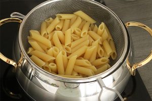 pastasalade met geitenkaas stap 1