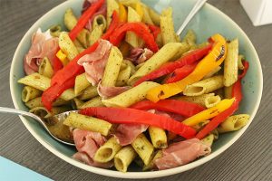 pastasalade met geitenkaas stap 3