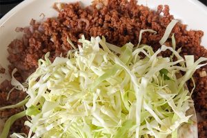 spitskool roerbak met kerrie stap 1