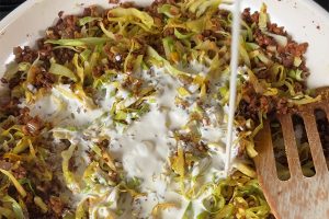 spitskool roerbak met kerrie stap 3