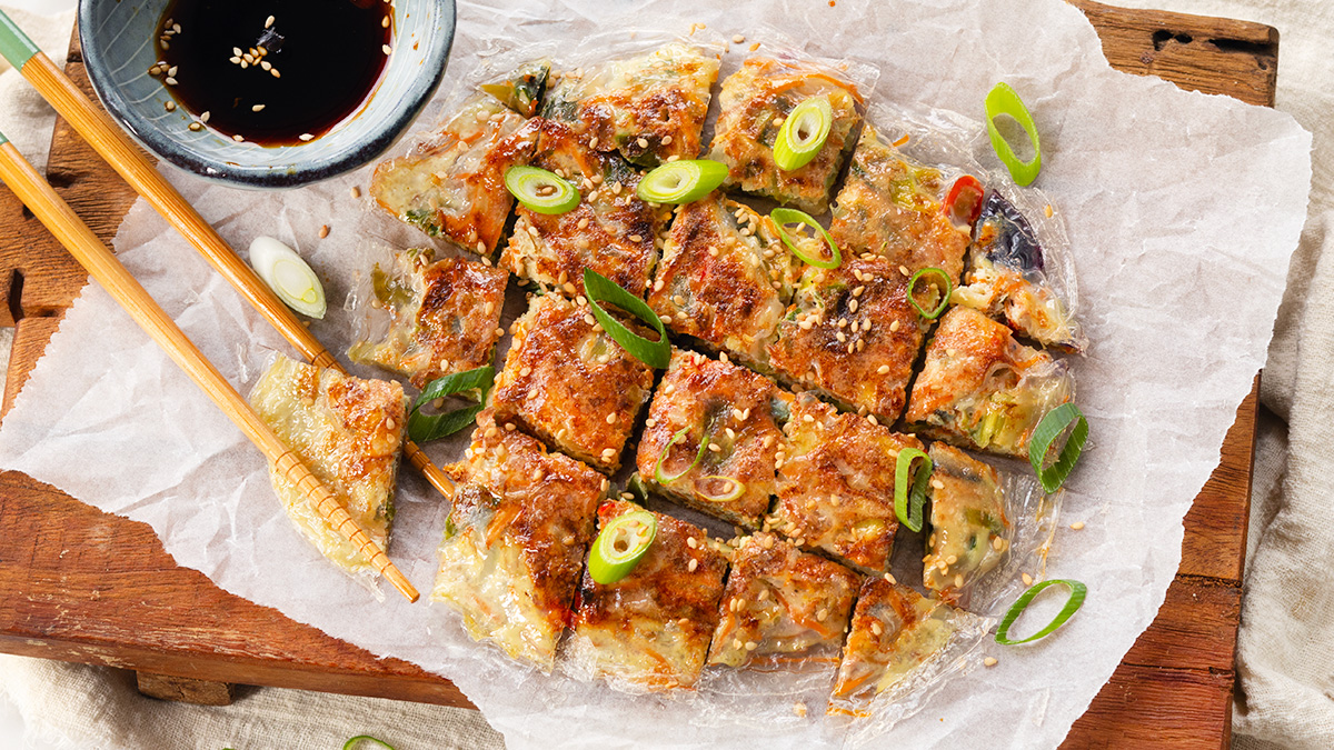 Gebakken springroll uit de pan