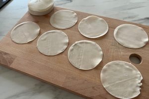 Gyoza maken stap 1