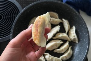 Gyoza maken stap 6
