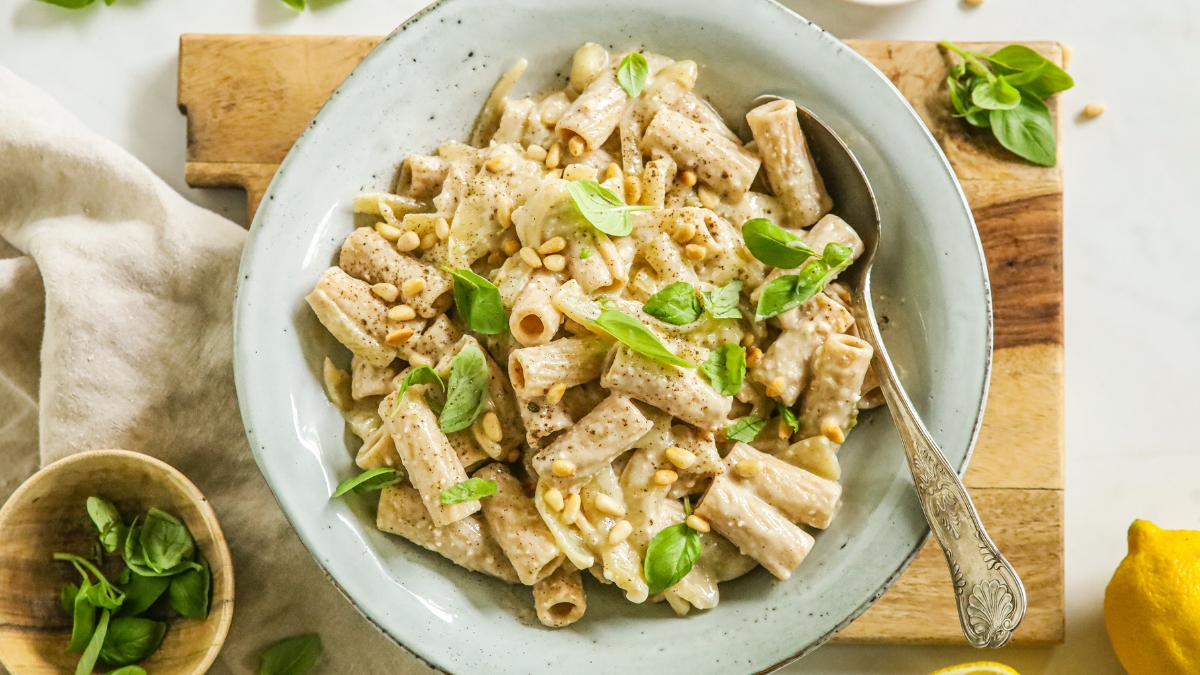 Pasta met venkel en citroen