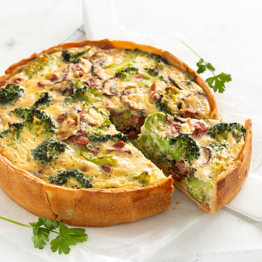 broccoli quiche maken