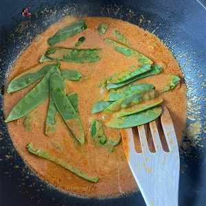 Curry met garnalen stap 2