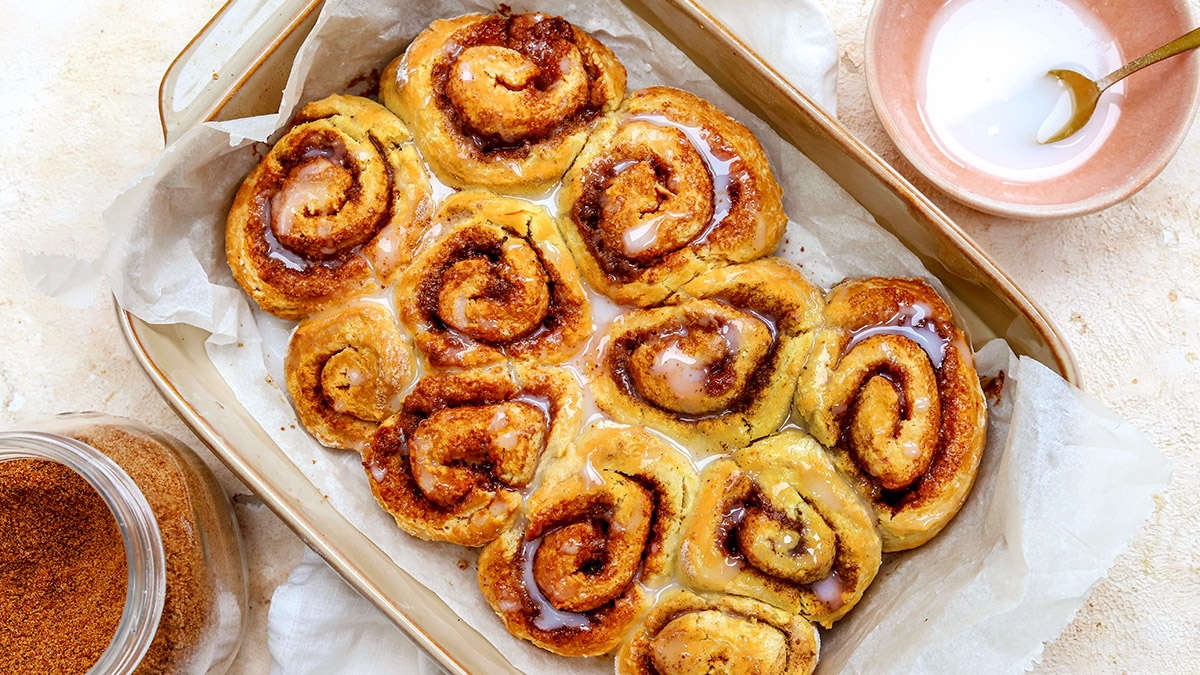 Glutenvrije kaneelbroodjes