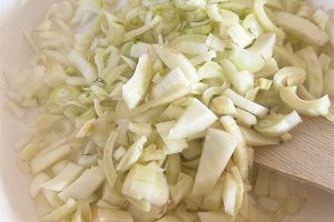 Venkel risotto stap 2