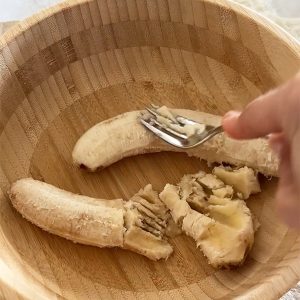 Banaan muffins stap 1