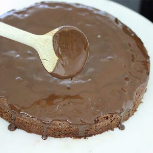 Brownietaart met Maltesers stap 6