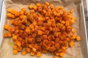 geroosterde pompoen uit de oven stap 1