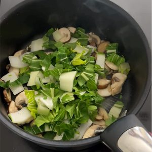 miso soep met gyoza stap 2