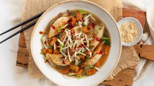 miso soep met gyoza recept