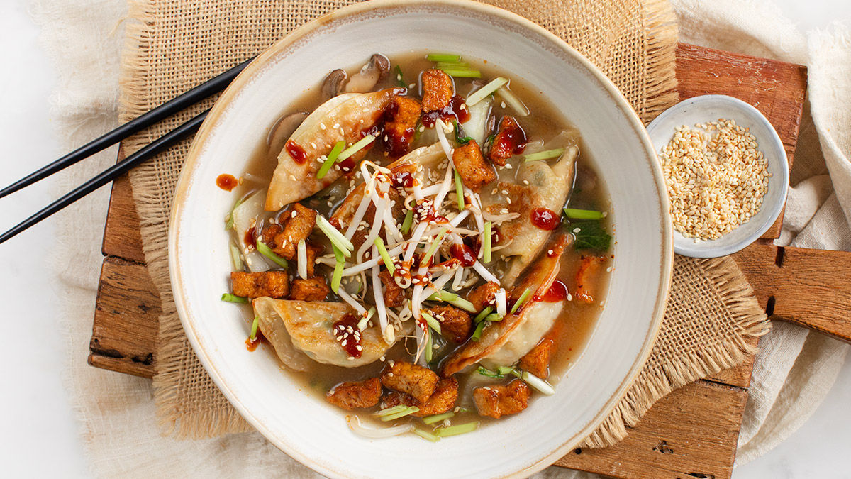 Miso soep met gyoza’s