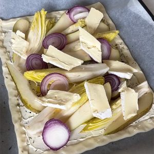 Plaattaart met brie stap 3