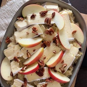 Zuurkool met appel en brie stap 6