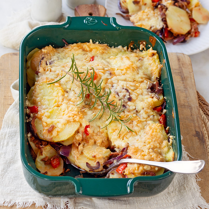 Aardappel anders ovenschotel recept