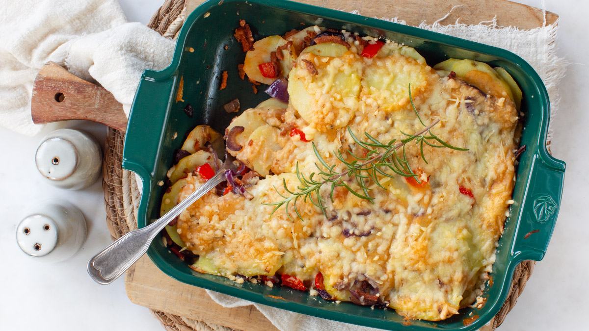 Aardappel anders ovenschotel