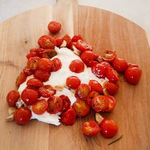 Gemarineerde tomaatjes met burrata stap 5