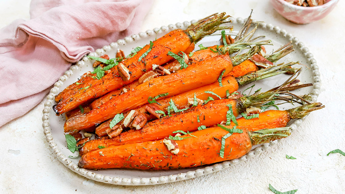 Wortels uit de oven met honing