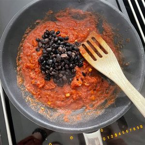 Huevos rancheros stap 2