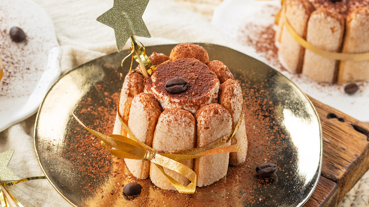 Mini tiramisu charlottes