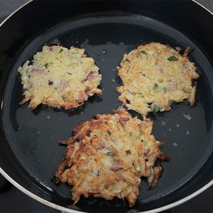 Rösti aardappelkoekjes stap 6
