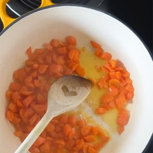 Romige groentestoof met bladerdeeg stap 1