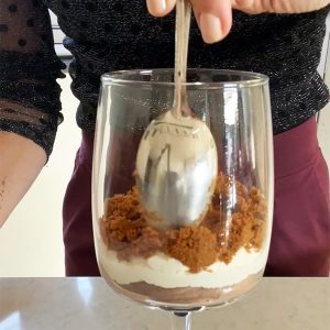 Baileys cheesecake toetje stap 5