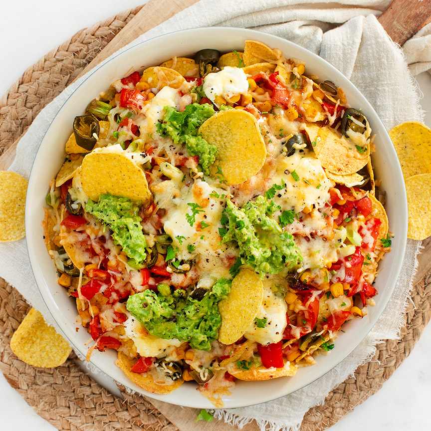 Vegetarische nacho’s maken