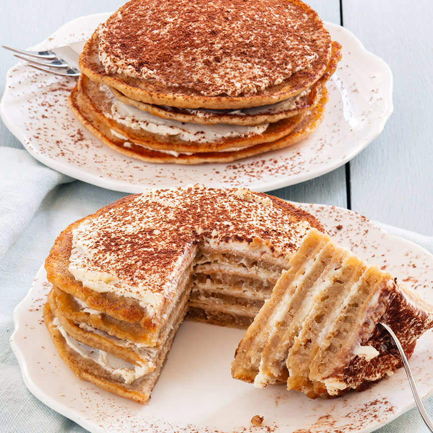 Tiramisu pannenkoekjes maken
