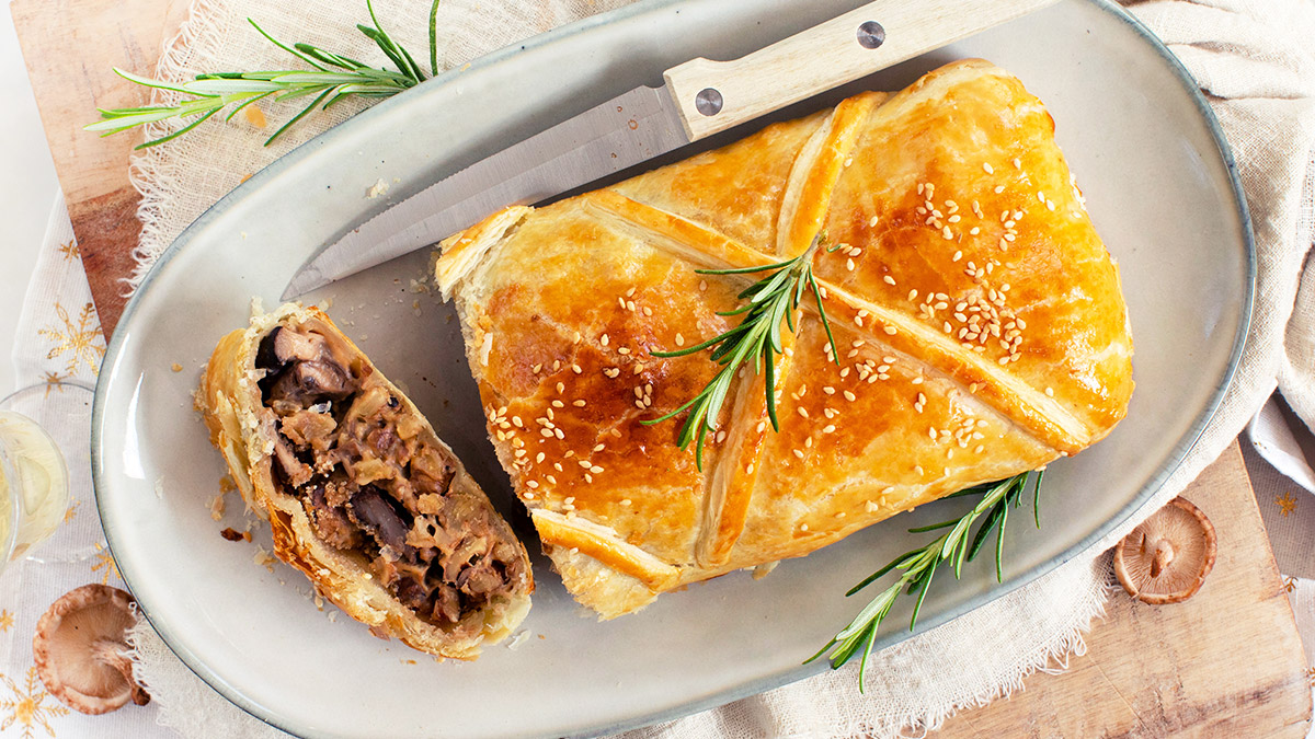 Wellington met paddenstoelen