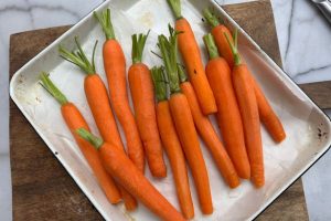 wortels uit de oven met honing stap 1