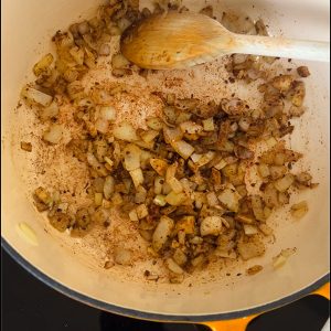 Zoete aardappel curry stap 2